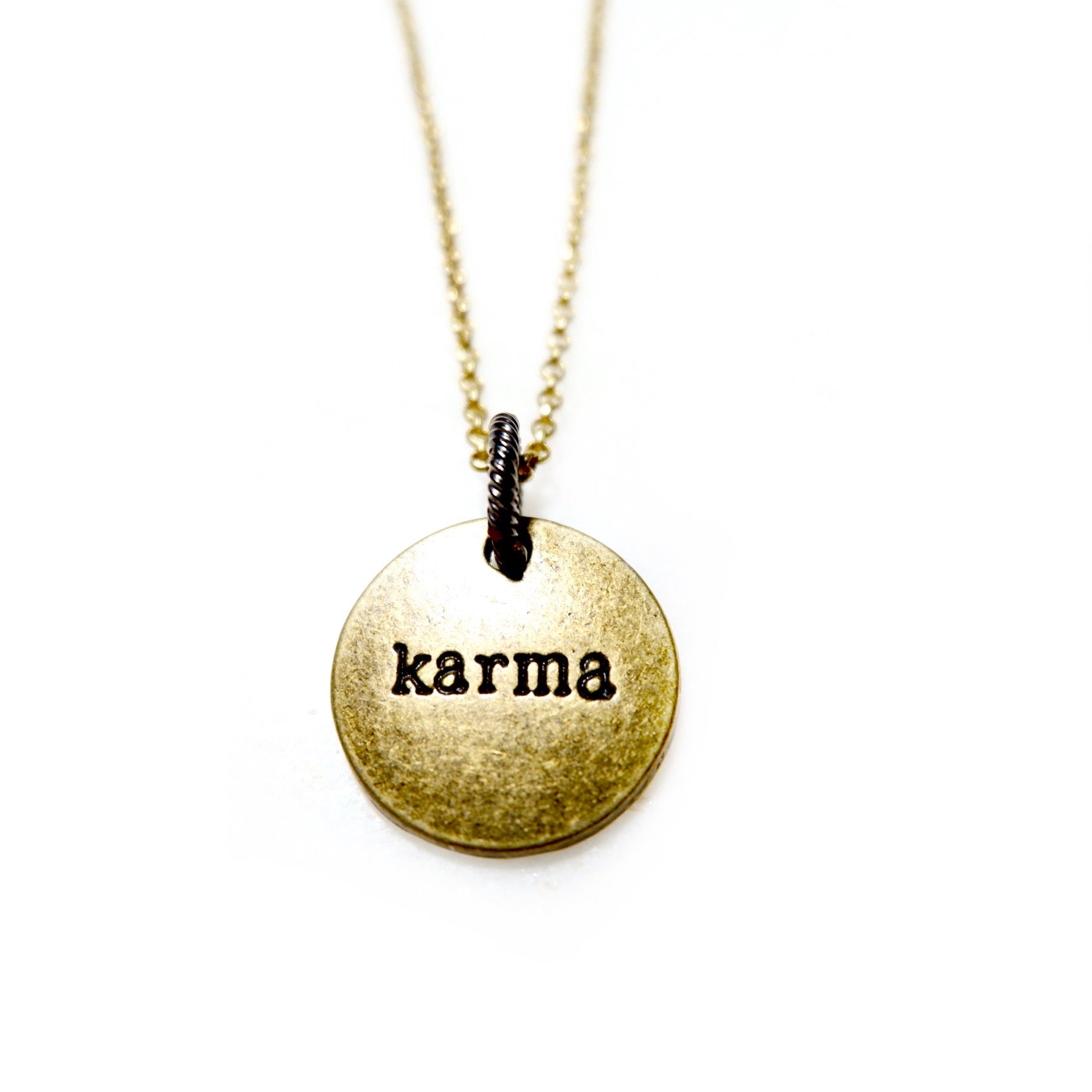 karma mens necklace